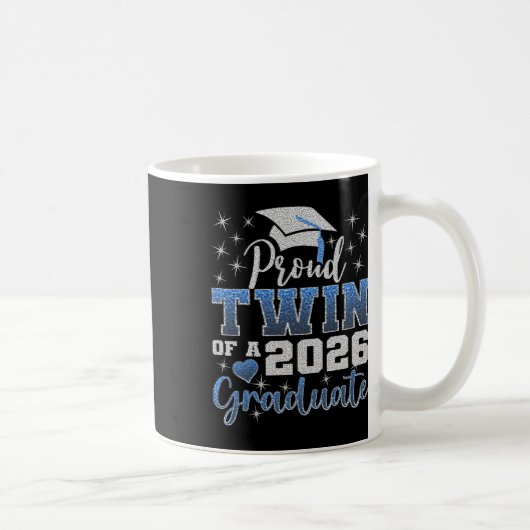 Superstolzer Zwillingsbruder des Senior-Absolvente Kaffeetasse (Rechts)