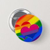 Superstolzregenbogen-Bistolz Button (Vorne & Hinten)