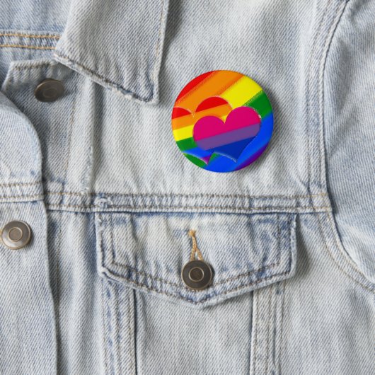 Superstolzregenbogen-Bistolz Button (Beispiel)