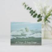 Superstorm Sandy Waves auf der Postkarte von Michi (Stehend Vorderseite)