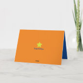 Superstrar-Gratulationskarte Dankeskarte (Rückseite)