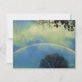 Superstyle Regenbogen-Einladung Einladung (Vorderseite)