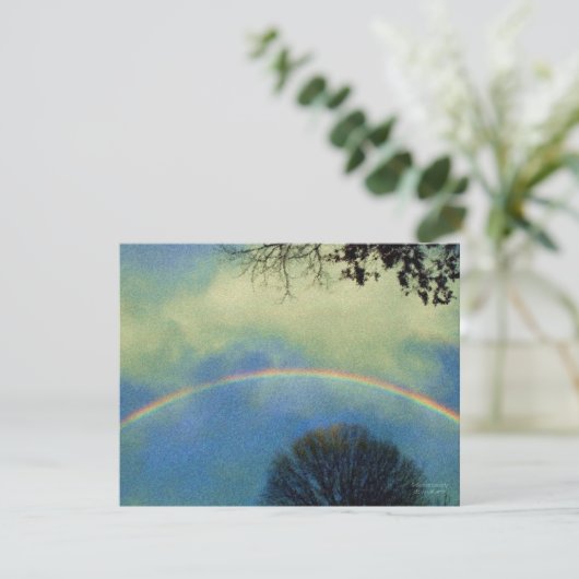 Superstyle Regenbogen-Einladung Einladung (Stehend Vorderseite)