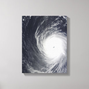 Supertaifun Melor schwebt über dem pazifischen Oc Leinwanddruck