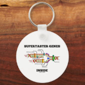 Supertaster Genes Inside (DNA-Replikation) Schlüsselanhänger (Vorderseite)