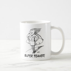 superteacher, SuperTeaher! , Superlehrer Moto… Kaffeetasse