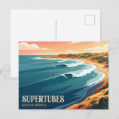 Supertubes Südafrika Postkarte (Vorne/Hinten)