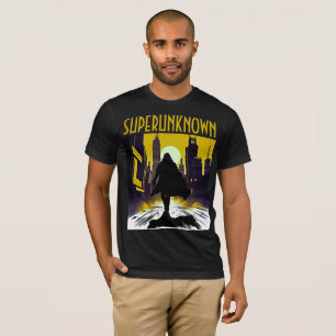 Superunbekannter Retro-Sci-Fi-T - Shirt