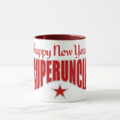 SUPERUNCLE New Year Tasse - wählen Sie Stil & Farb (Zentrum)