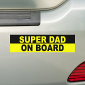 SUPERVater AN BORD Autoaufkleber (Auf Auto)