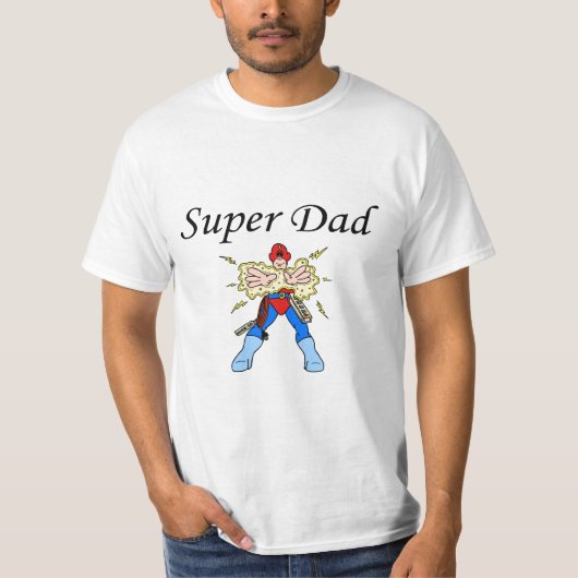 SuperVater (elektrisch) T-Shirt (Vorderseite)