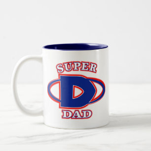 SuperVater-Kaffee-Tasse Zweifarbige Tasse
