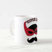 SuperVater mit dem Schnurrbart Kaffeetasse (Vorderseite Links)
