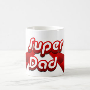 SuperVater-Rot-Tasse Kaffeetasse
