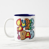 SuperVater Zweifarbige Tasse (Links)