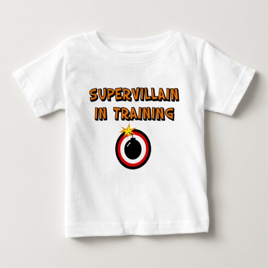 Supervillian im Training Baby T-shirt (Vorderseite)