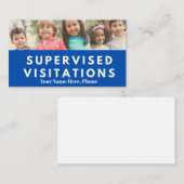Supervised Visitations Visitenkarte (Vorne/Hinten)