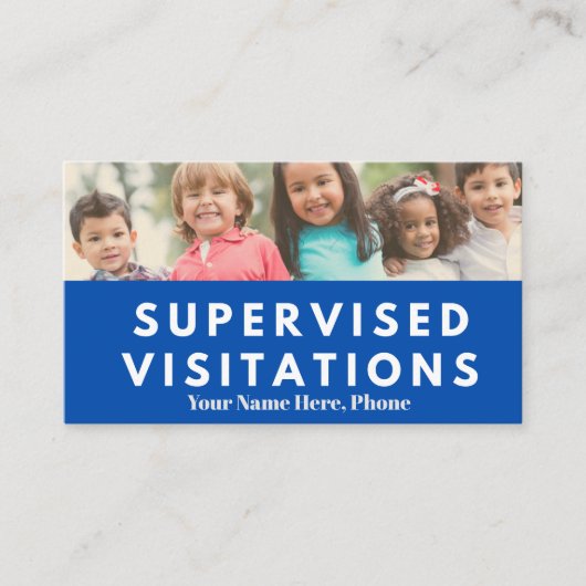 Supervised Visitations Visitenkarte (Vorderseite)