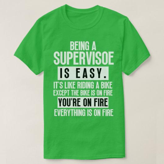 Supervisor 3 T-Shirt (Design vorne)