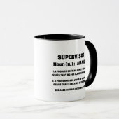 Supervisor-Definition-Office-Mitarbeiter Tasse (VorderseiteRechts)