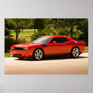 Supervisor Dodge Challenger Poster