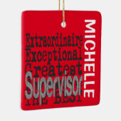 Supervisor Extraordinaire CUSTOM Keramikornament (Rechts)