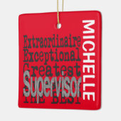 Supervisor Extraordinaire CUSTOM Keramikornament (Links)