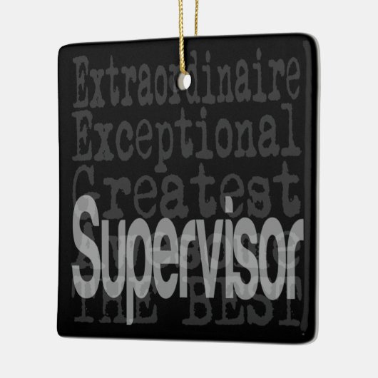 Supervisor Extraordinator Keramikornament (Links)