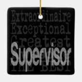 Supervisor Extraordinator Keramikornament (Rückseite)
