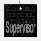 Supervisor Extraordinator Keramikornament (Vorderseite)
