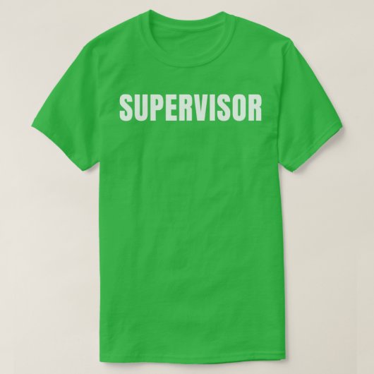 Supervisor Funny Job Title Professionals Geburtsta T-Shirt (Design vorne)