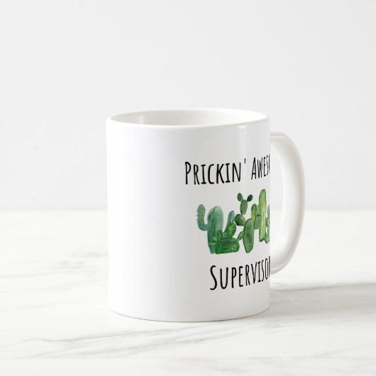 Supervisor-Wertschätzung danke Ihnen Geschenkidee Kaffeetasse (VorderseiteRechts)