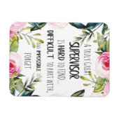 Supervisor-Wertschätzung Vielen Dank Zitat Boss Magnet (Horizontal)