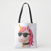 superweiches Einhorn-Plüschstyle Tasche (Vorderseite)