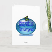 Superweihnachtsmann-Weihnachtskarte Feiertagskarte (Rückseite)