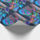 Superzeichenstift farbiges Schmutz-Fahrrad Geschenkpapier (Ecke)