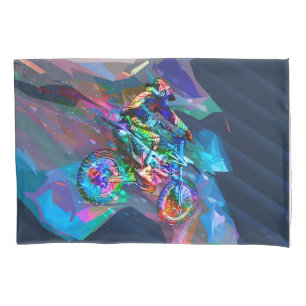 Superzeichenstift farbiges Schmutz-Fahrrad Kissenbezug