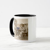 Suppe an den Kasernen, von 'L'Estampe Moder essen Tasse (Vorderseite Links)