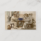 Suppe an den Kasernen, von 'L'Estampe Moder essen Visitenkarte (Rückseite)