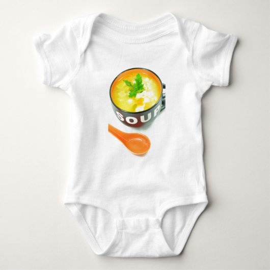 Suppe Baby Strampler (Vorderseite)
