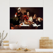 Suppe bei Emmaus Caravaggio Analysis Poster (Küche)