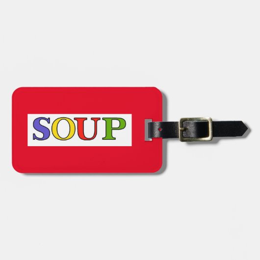 SUPPE GEPÄCKANHÄNGER (Vorderseite horizontal)