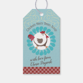 Suppe in einem Glas Geschenk Tag Rezept Anleitung  Geschenkanhänger