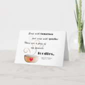 "Suppe - mein Lieblingsessen" Jeder Anlass Blank C Karte (Vorderseite)