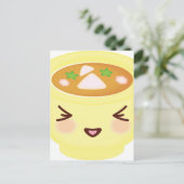 Suppe Postkarte (Stehend Vorderseite)