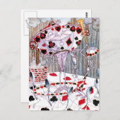 Suppe, Schöne Suppe aus der Alice im Wunderland Postkarte (Vorne/Hinten)