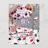 Suppe, Schöne Suppe aus der Alice im Wunderland Postkarte (Vorderseite)