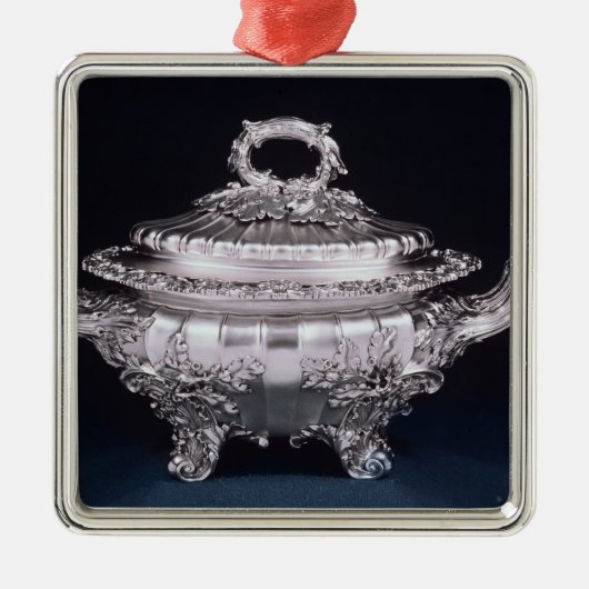 Suppe Tureen, einer eines Paares, gemacht von Paul Silbernes Ornament (Vorne)
