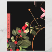 Suppe und Salat | Beilage des Rezept | Schwarze Ro (Rückseite)