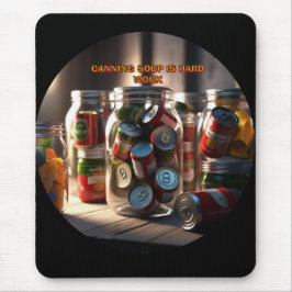 Suppe zu konservieren ist harte Arbeit Mousepad